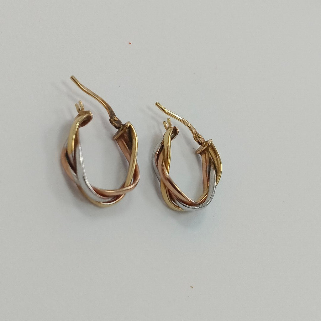 ARRACADAS PAR ORO 14 K 2.2 GRMS (SEMINUEVO)