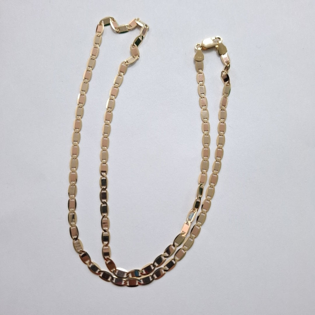 CADENAS VALENTINA/ESPEJO ORO 14K 10 (NUEVO)