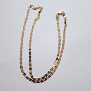 CADENAS VALENTINA/ESPEJO ORO 14K 10 (NUEVO)