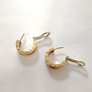 ARETES PAR ORO 14 K 7.7 GRMS (SEMINUEVO)