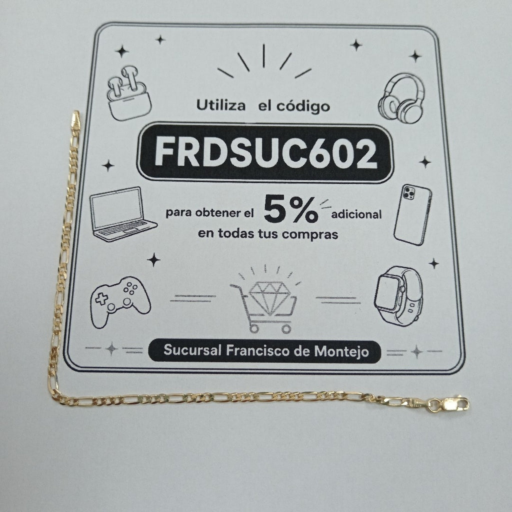 PULSERAS DAMA CARTIER 3 1 AMARILLA ORO 14K 1.9 (NUEVO)