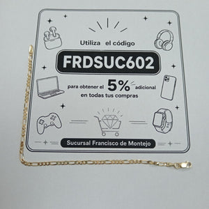 PULSERAS DAMA CARTIER 3 1 AMARILLA ORO 14K 1.9 (NUEVO)