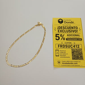 PULSERAS CABALLERO CARTIER 3 1 AMARILLA ORO 14K 2.2 (NUEVO)