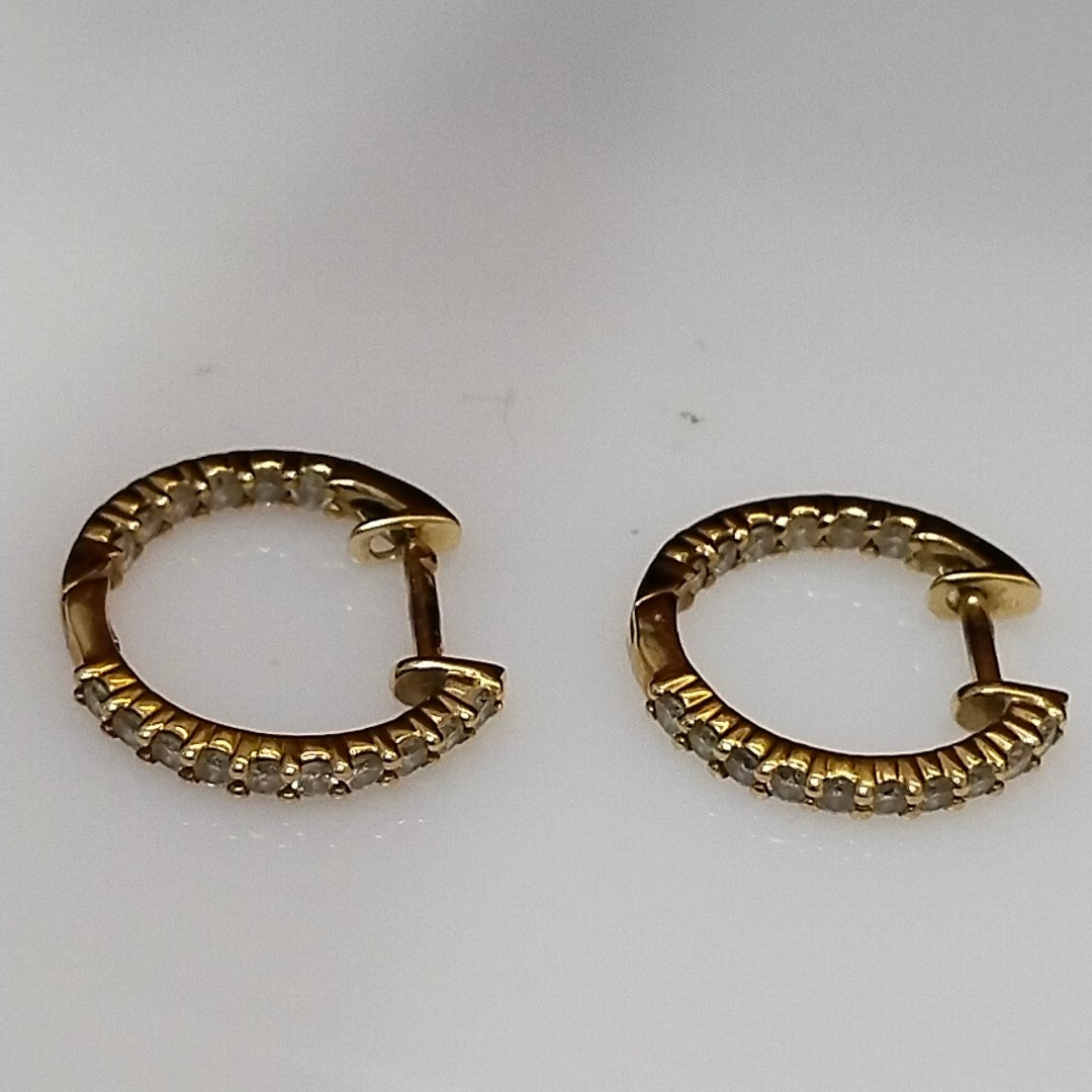 ARETES PAR ORO 14 K 2,90 GRMS (SEMINUEVO)