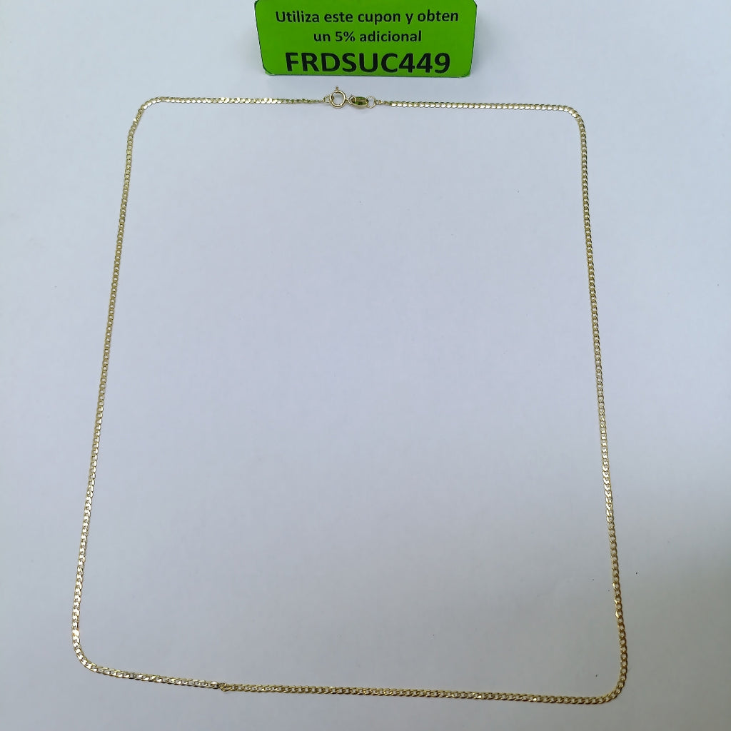 CADENAS BARBADA AMARILLA ORO 14K 2.1 (NUEVO)