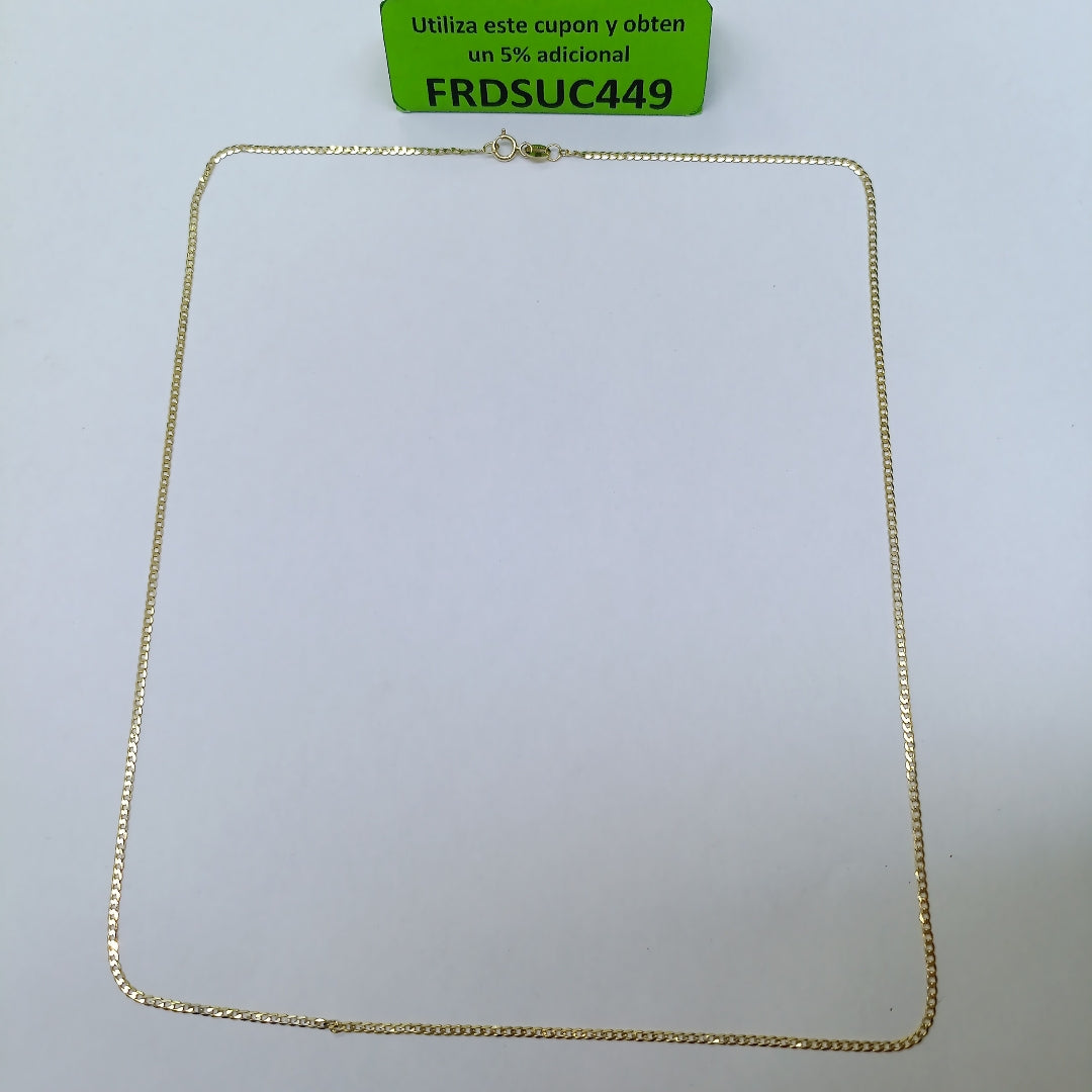 CADENAS BARBADA AMARILLA ORO 14K 2.1 (NUEVO)