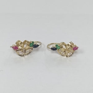 ARETES PAR ORO 14 K 2.2 GRMS (SEMINUEVO)