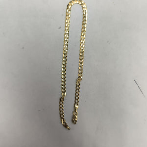 PULSERAS CABALLERO BARBADA AMARILLA ORO 14K 2.9 (NUEVO)