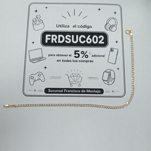 PULSERAS CABALLERO ORO 14K 1.7 (NUEVO)
