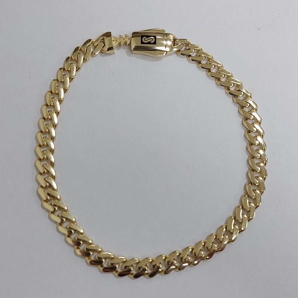 PULSERA MONACO ORO 14K 5.3 (NUEVO)