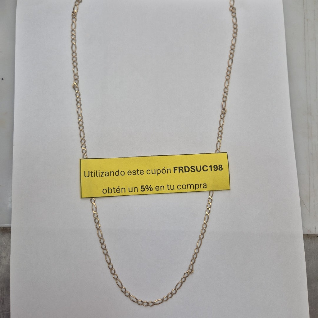 CADENA ORO 10 K 6.9 GRMS (SEMINUEVO)