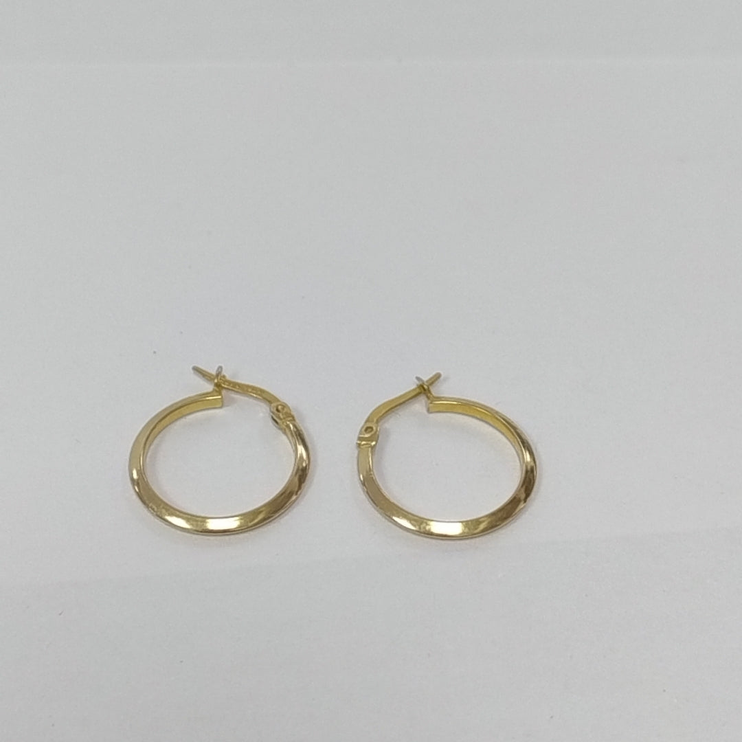 ARRACADAS PAR ORO 14 K 1,40 GRMS (SEMINUEVO)
