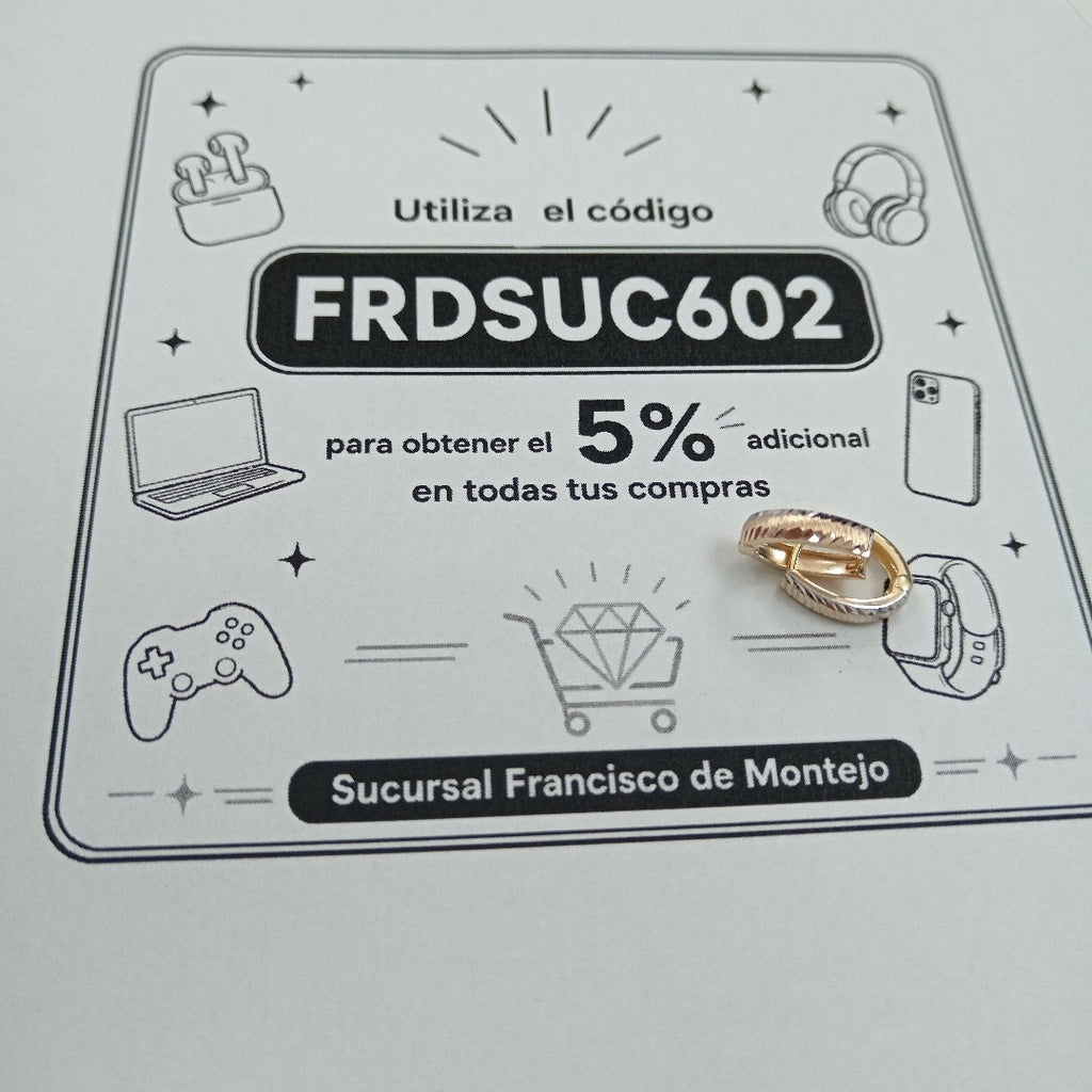 HUGGIES ORO 14K 1 (NUEVO)