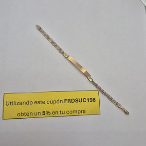 ESCLAVA ORO 10 K 3.6 GRMS (SEMINUEVO)