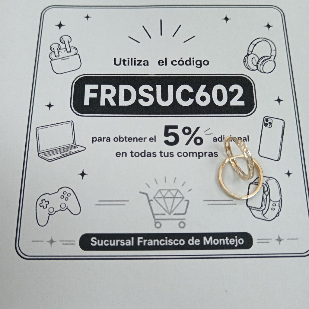 HUGGIES ORO 14K 1.6 (NUEVO)