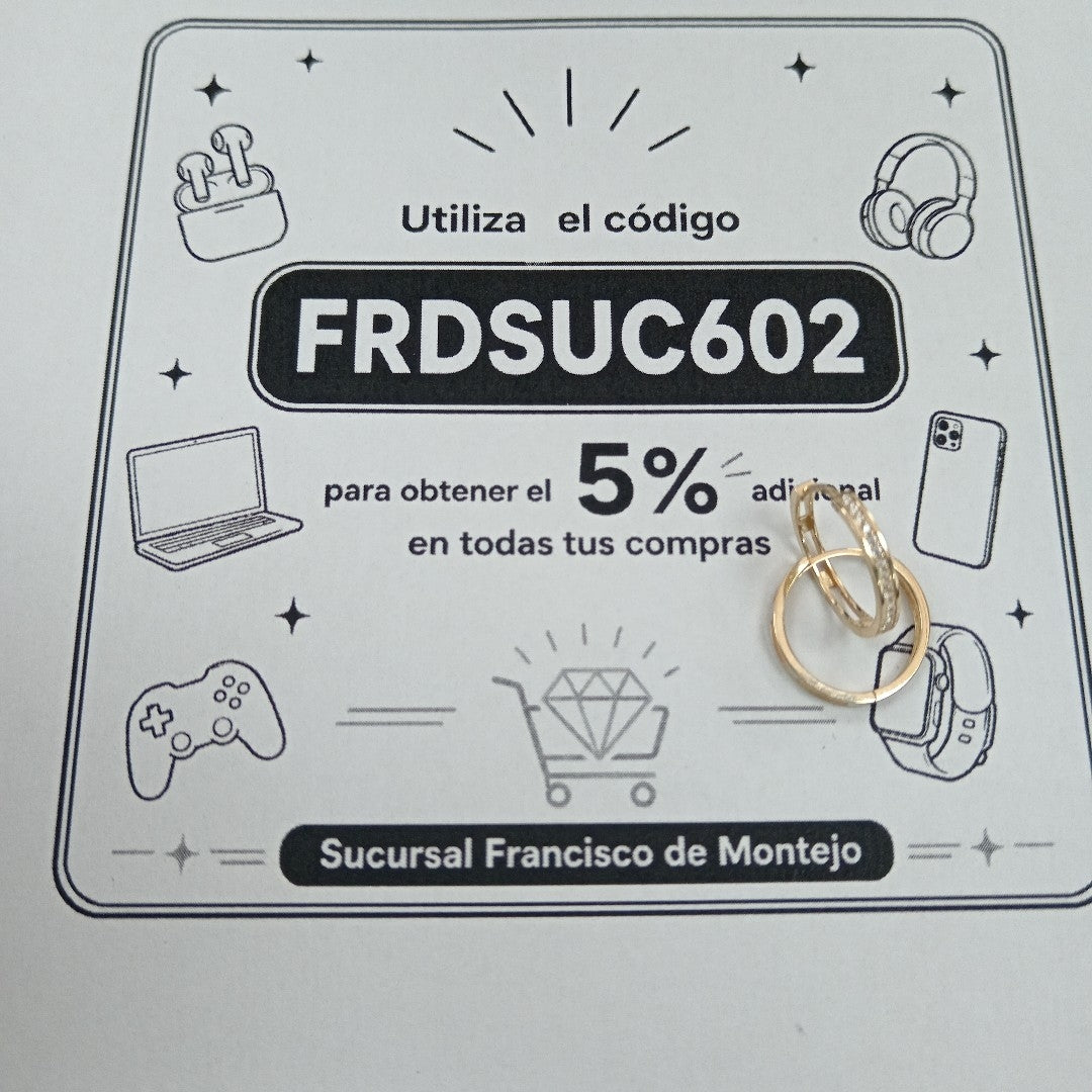 HUGGIES ORO 14K 1.6 (NUEVO)