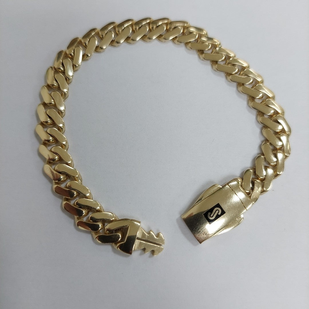 PULSERA MONACO ORO 14K 9.6 (NUEVO)
