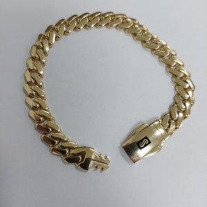 PULSERA MONACO ORO 14K 9.6 (NUEVO)
