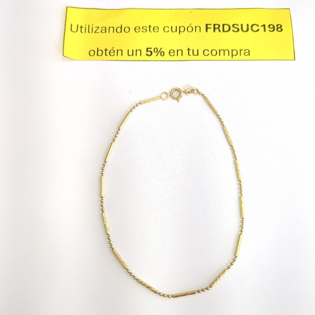 PULSERA ORO 14 K 2.4 GRMS (SEMINUEVO)