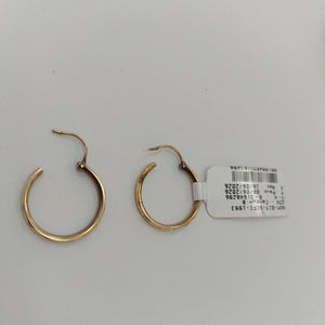 ARRACADAS PAR ORO 14 K 1.5 GRMS (SEMINUEVO)