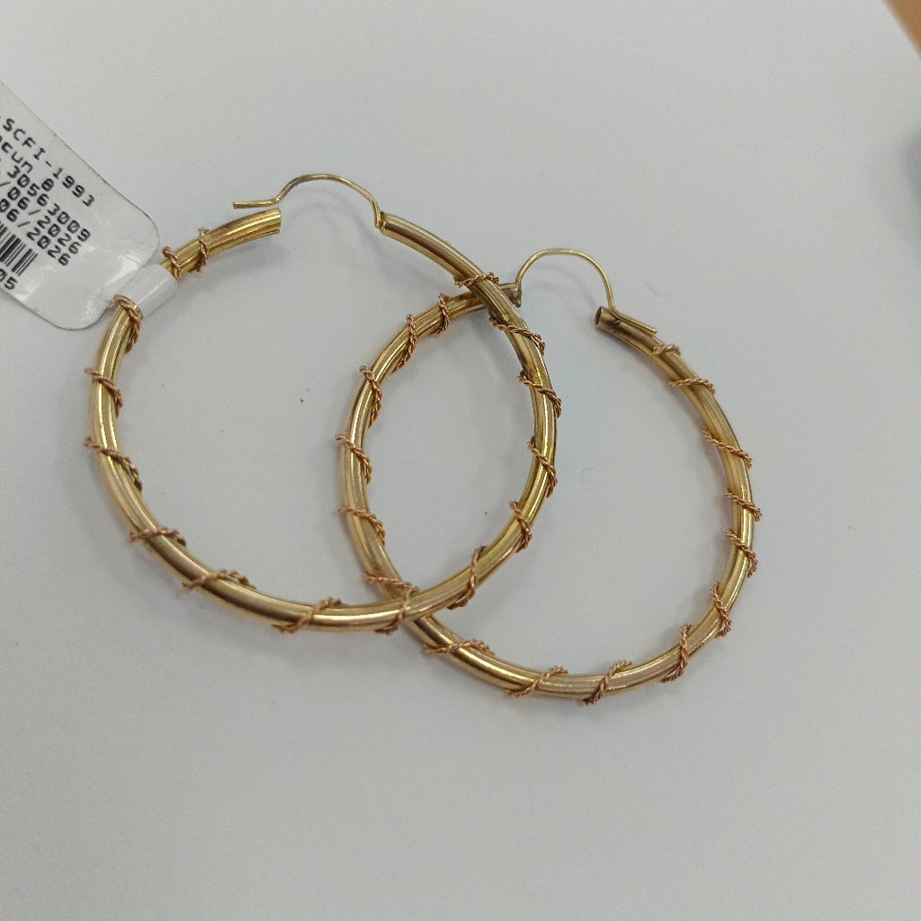 ARRACADAS PAR ORO 10 K 6.4 GRMS (SEMINUEVO)