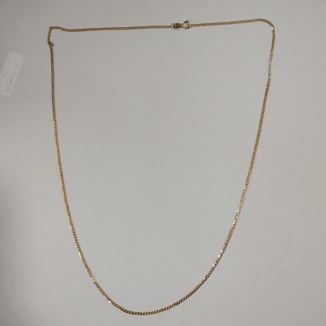 CADENAS BARBADA AMARILLA ORO 14K 2.1 (NUEVO)