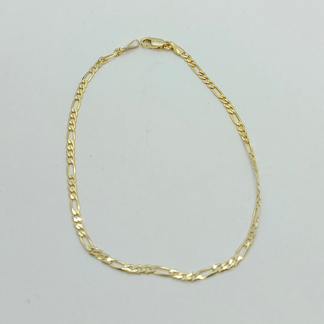PULSERAS CABALLERO CARTIER 3 1 AMARILLA ORO 14K 2.2 (NUEVO)