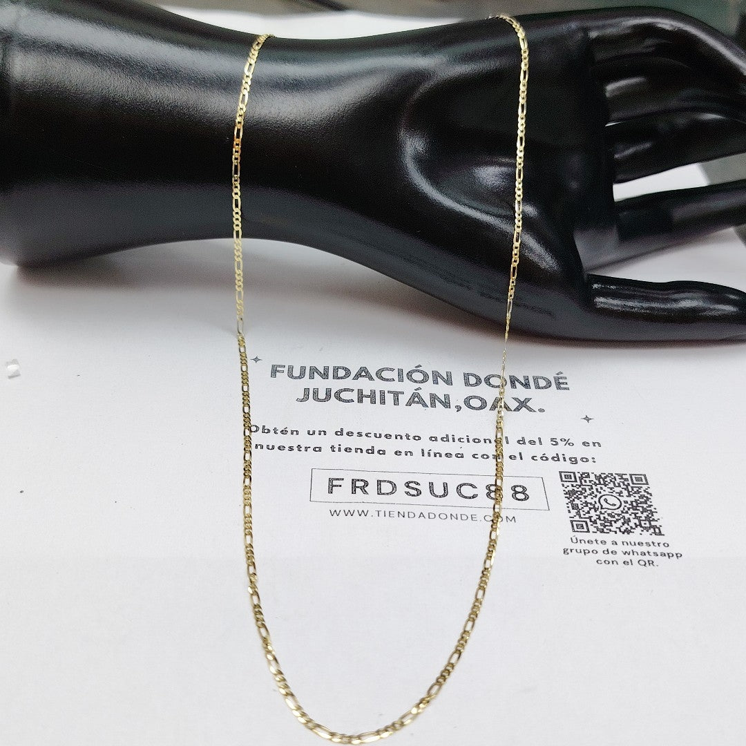 CADENAS CARTIER 3 1 AMARILLA ORO 14K 1.9 (NUEVO)