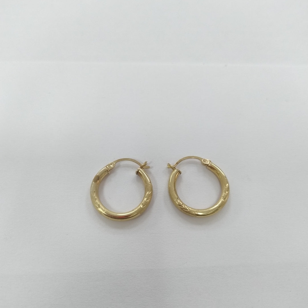 ARRACADAS PAR ORO 14 K 2,00 GRMS (SEMINUEVO)