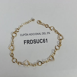 PULSERAS DAMA ORO 14K 3 (NUEVO)