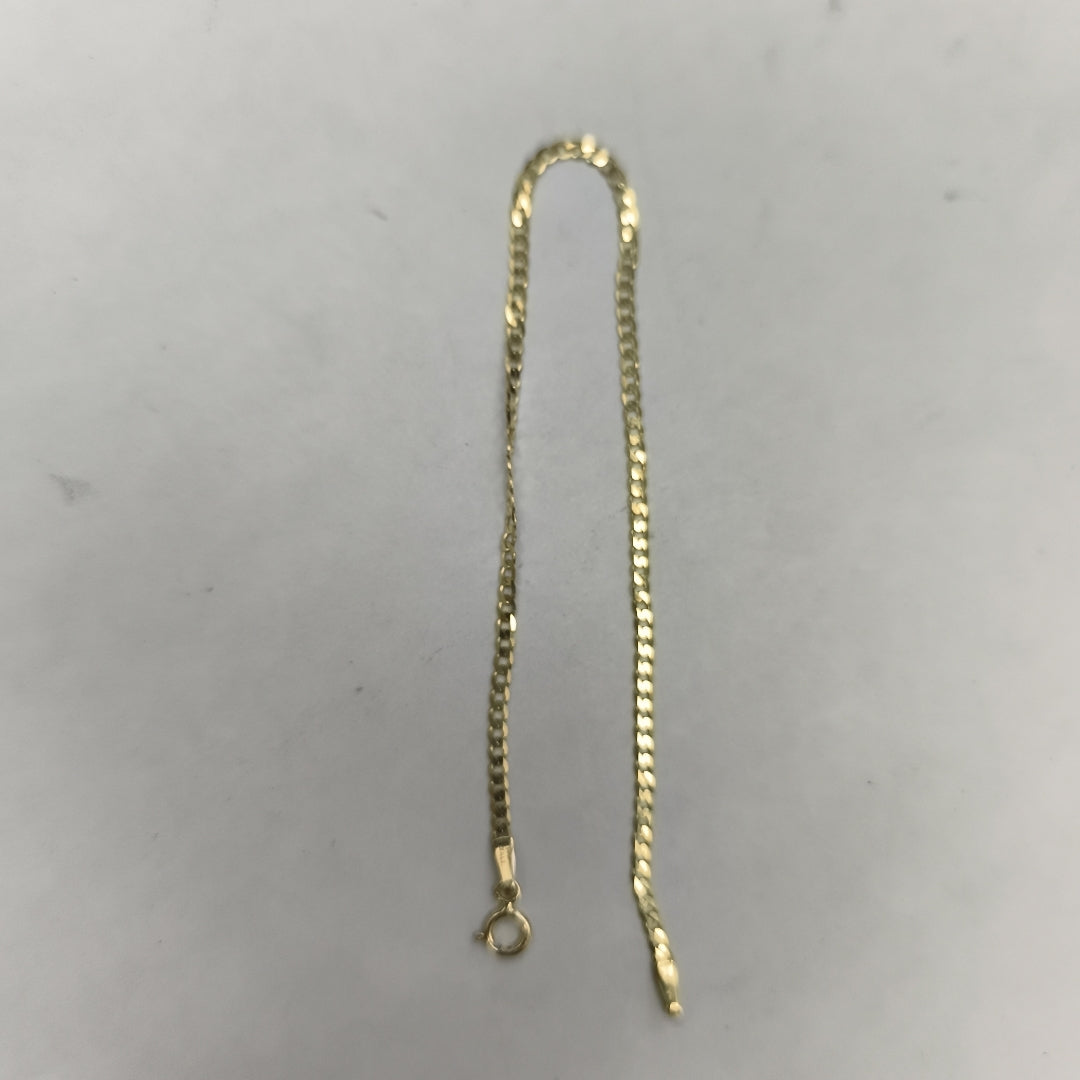 PULSERAS DAMA BARBADA AMARILLA ORO 14K 1.2 (NUEVO)