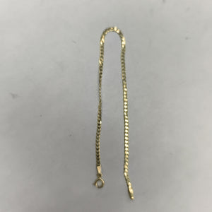 PULSERAS DAMA BARBADA AMARILLA ORO 14K 1.2 (NUEVO)