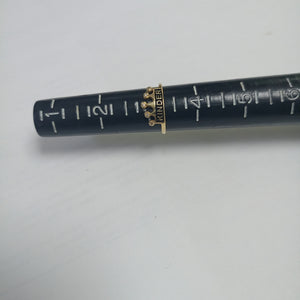 ANILLO DE GRADUACIÓN ORO 10 K 1 GRMS (SEMINUEVO)