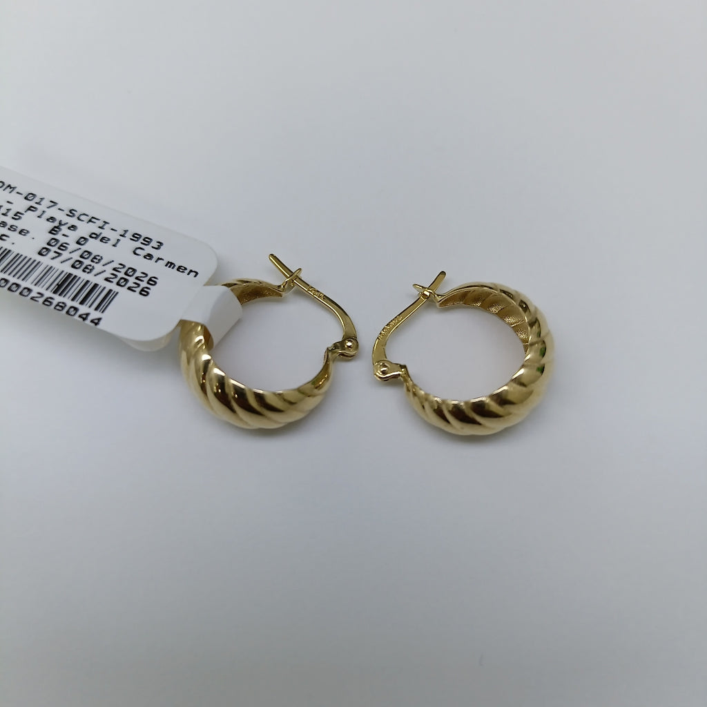 ARRACADAS ORO 14K 2.4 (NUEVO)