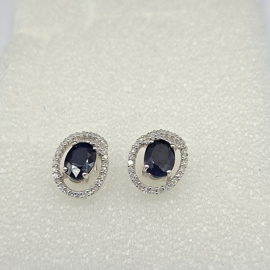 BROQUELES PAR ORO, ORO BLANCO 14 K 2.8 GRMS (SEMINUEVO)