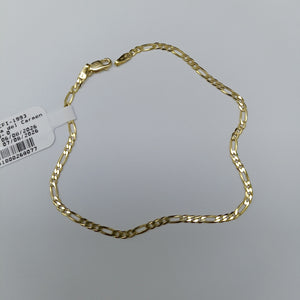 PULSERAS CABALLERO CARTIER 3 1 AMARILLA ORO 14K 2.2 (NUEVO)