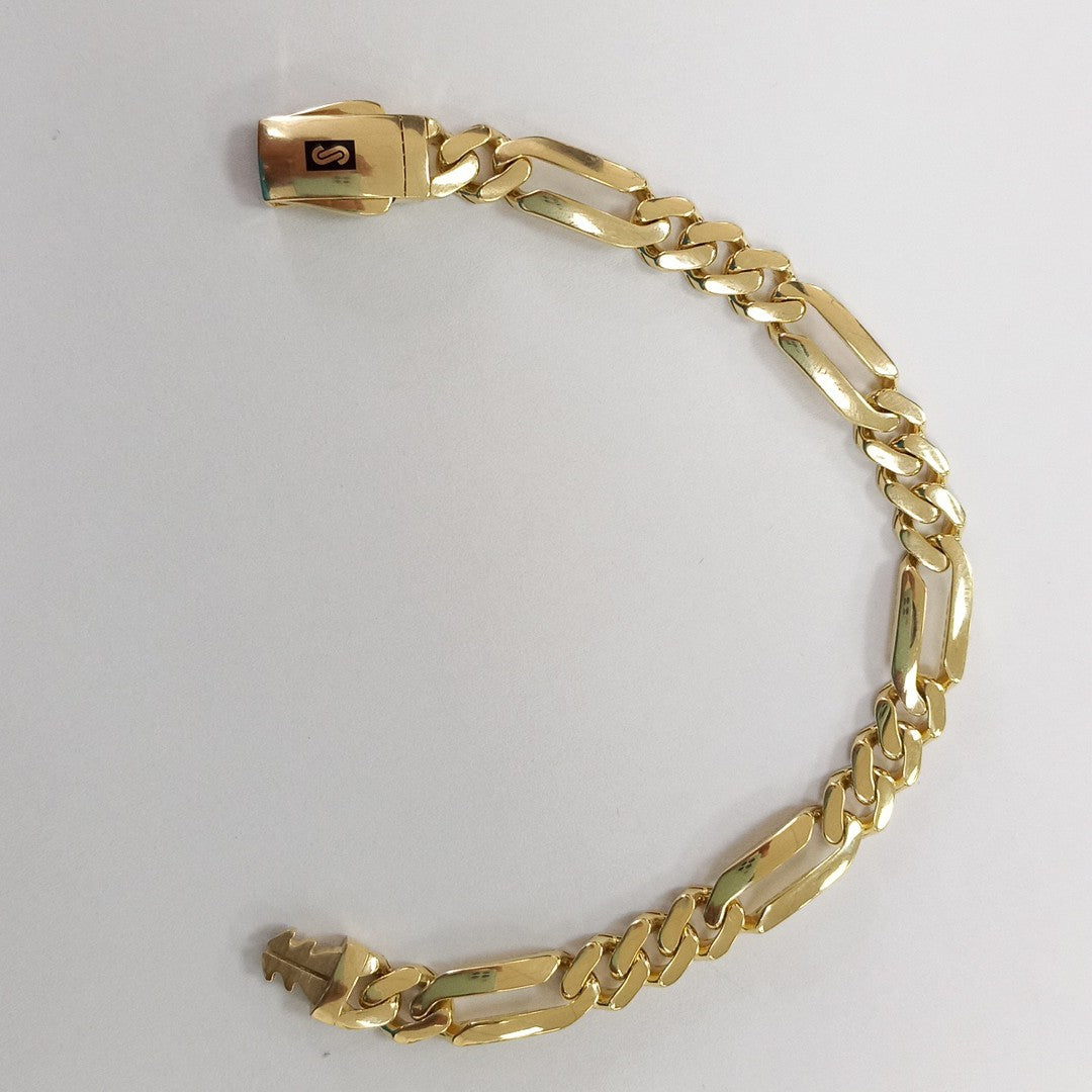 PULSERA MONACO ORO 14K 9.1 (NUEVO)