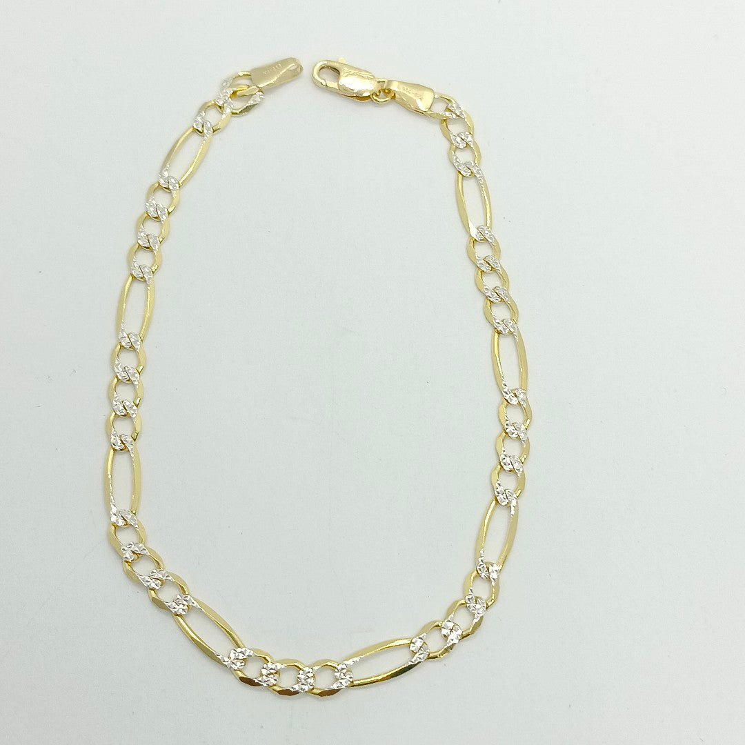 PULSERAS CABALLERO CARTIER 3 1 DIAMANTAD ORO 14K 4.5 (NUEVO)