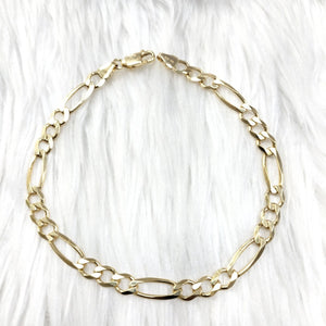 PULSERAS CABALLERO CARTIER 3 1 AMARILLA ORO 14K 7.3 (NUEVO)