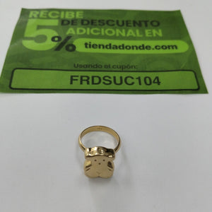 ANILLO ORO 14 K 3,60 GRMS (SEMINUEVO)