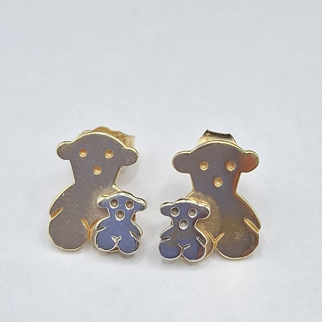 BROQUELES PAR ORO 14 K 2.8 GRMS (SEMINUEVO)