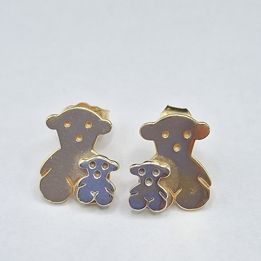 BROQUELES PAR ORO 14 K 2.8 GRMS (SEMINUEVO)