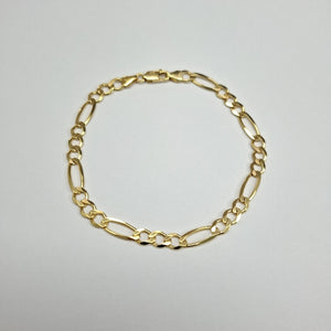 PULSERAS CABALLERO CARTIER 3 1 AMARILLA ORO 14K 7.3 (NUEVO)