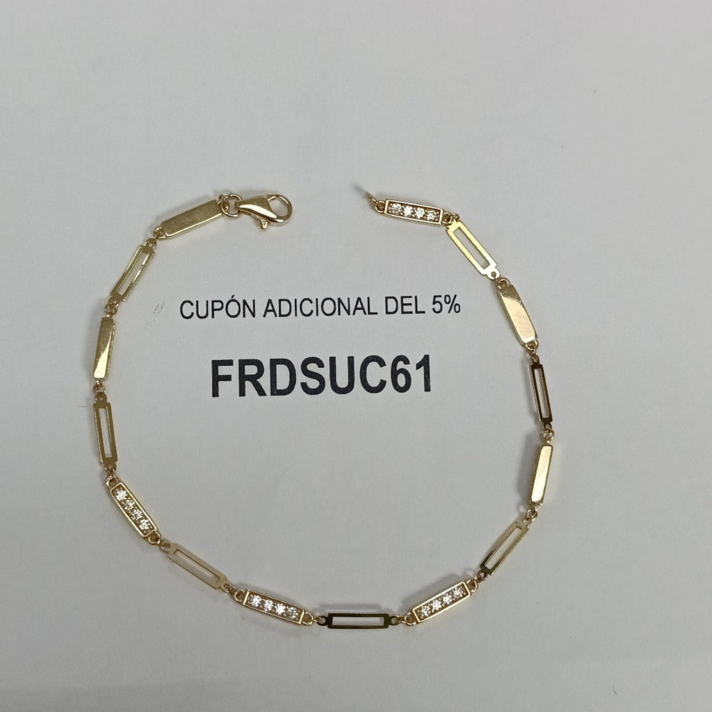 PULSERAS DAMA ORO 14K 3.8 (NUEVO)