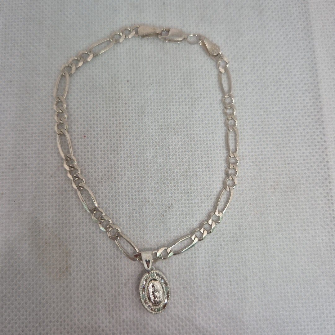 DIJE, PULSERA PLATA 4.5 GRMS (SEMINUEVO)