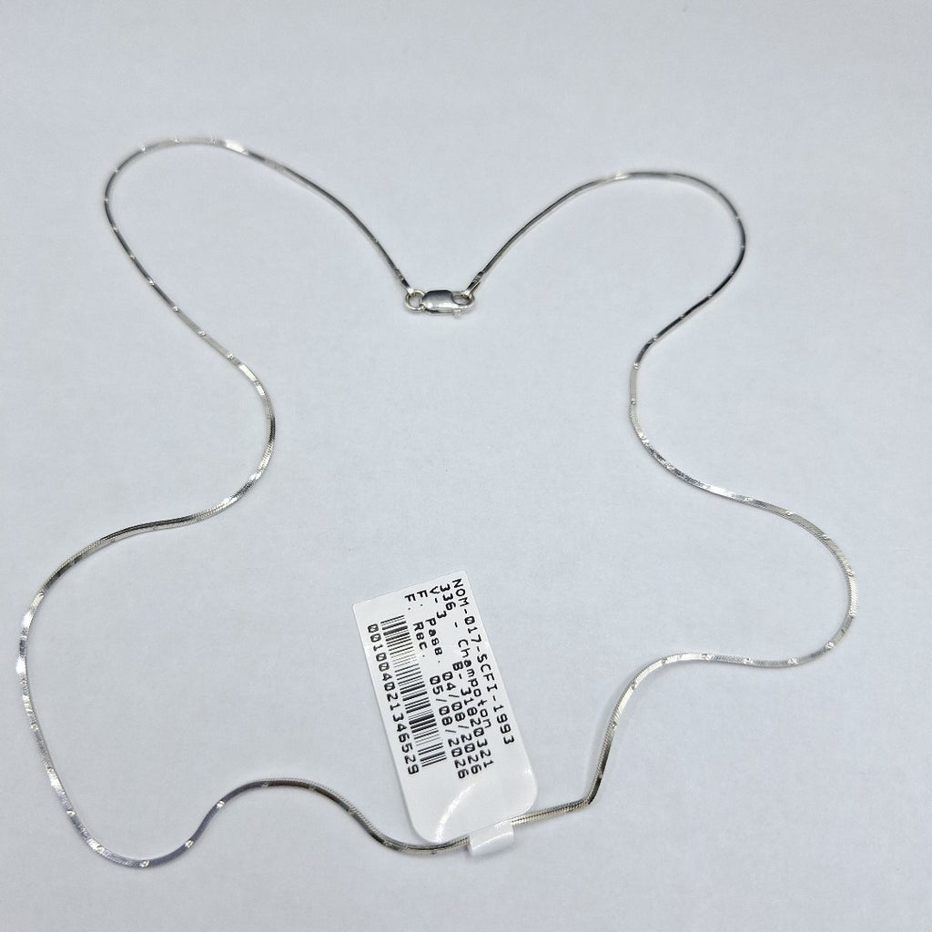 CADENA ORO, ORO BLANCO 14 K 3.5 GRMS (SEMINUEVO)