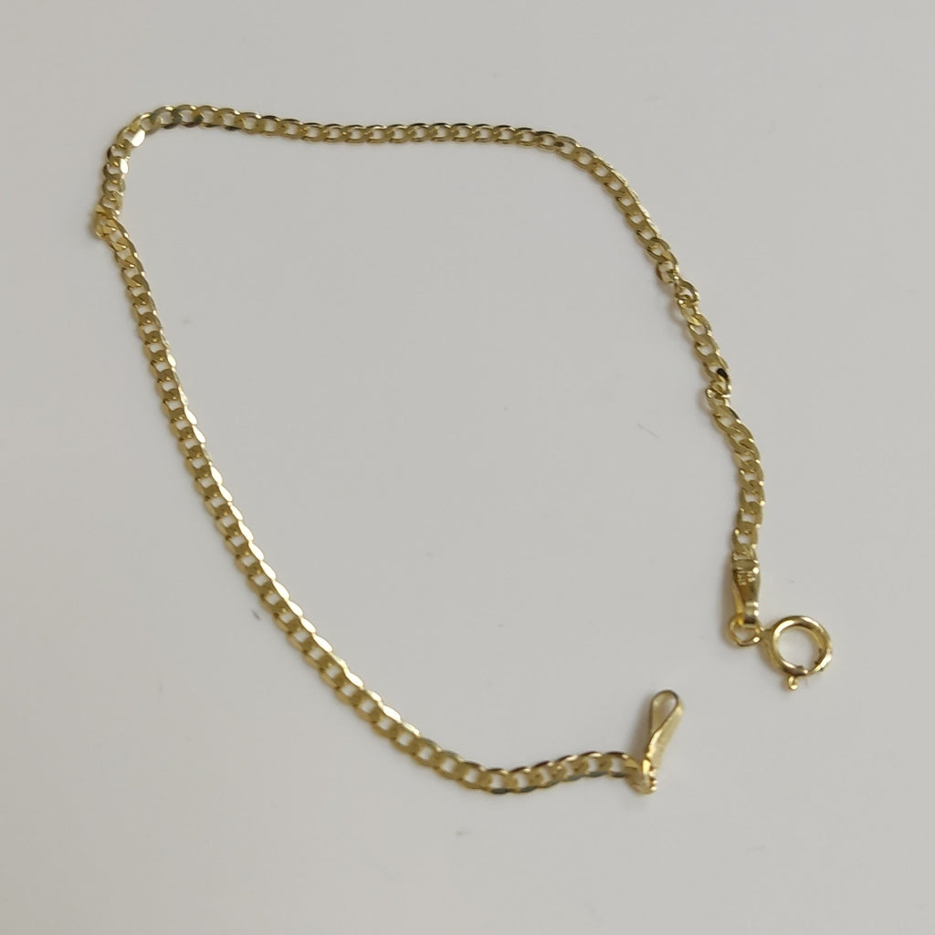 PULSERAS DAMA BARBADA AMARILLA ORO 14K 1.2 (NUEVO)
