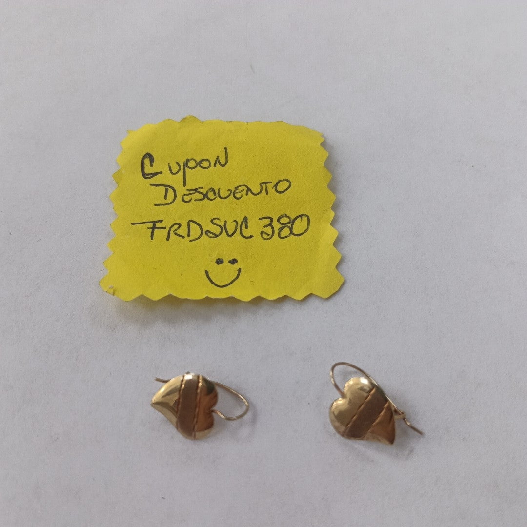 ARETES PAR ORO 10 K 0.7 GRMS (SEMINUEVO)