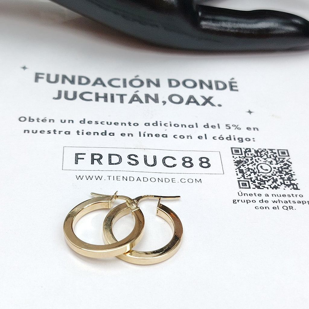 ARRACADAS ORO 14K 1.8 (NUEVO)
