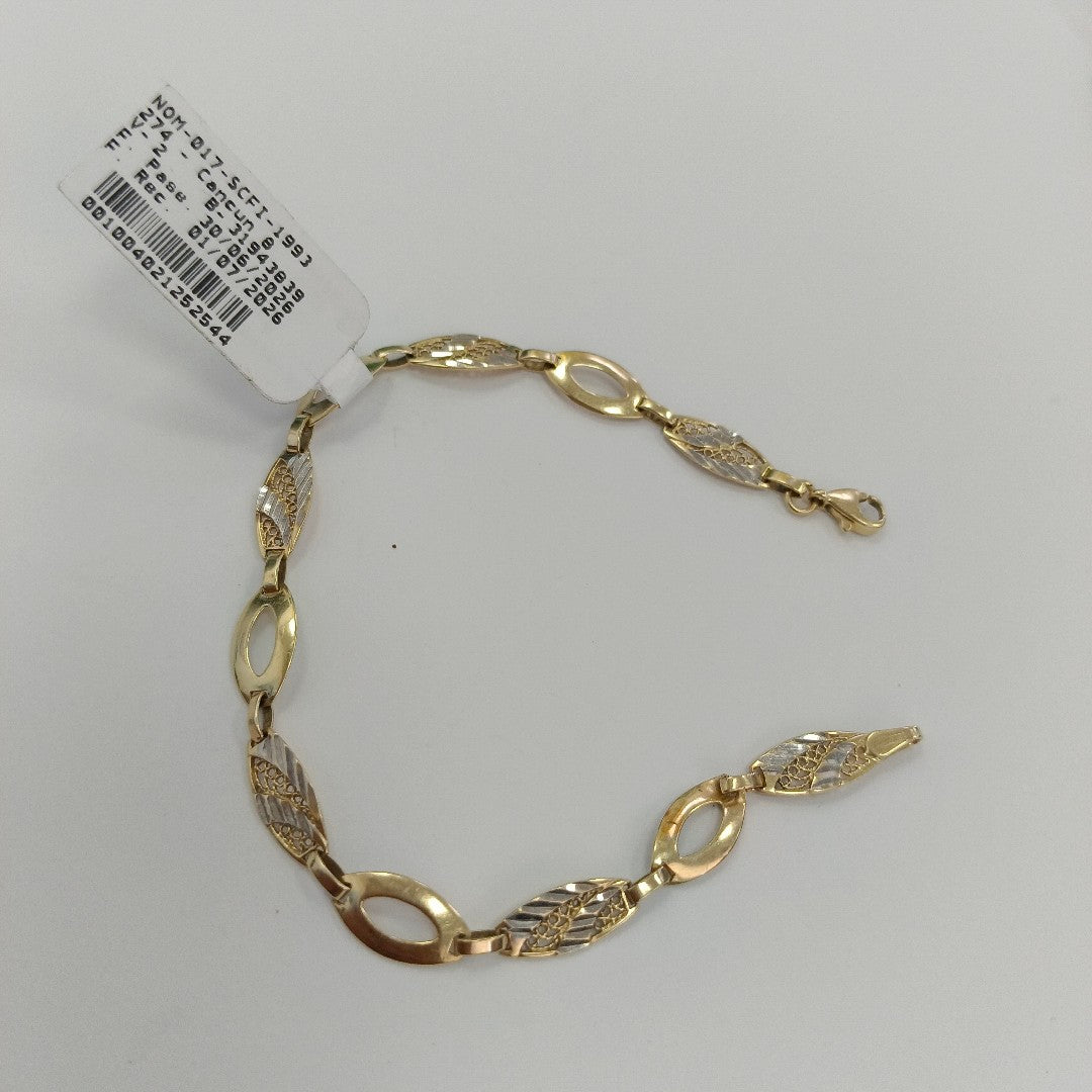 PULSERA ORO 14 K 4.3 GRMS (SEMINUEVO)